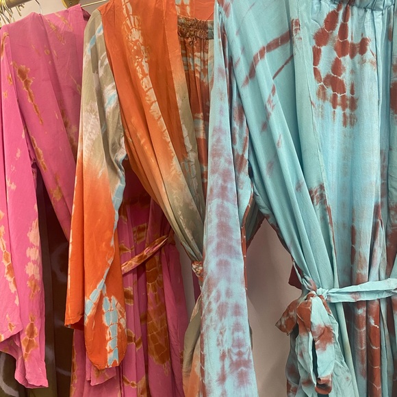 Colorful Tie-Dye Robes - Picture 1 of 3